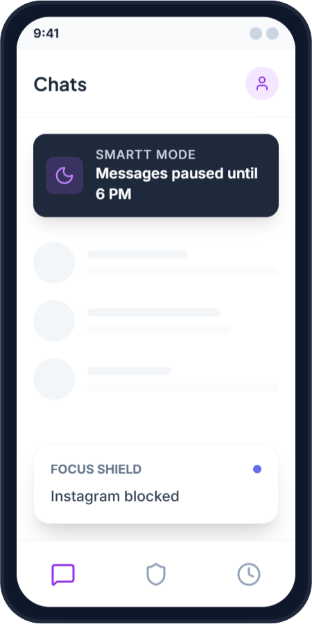 Smartt Messenger Phone Mockup